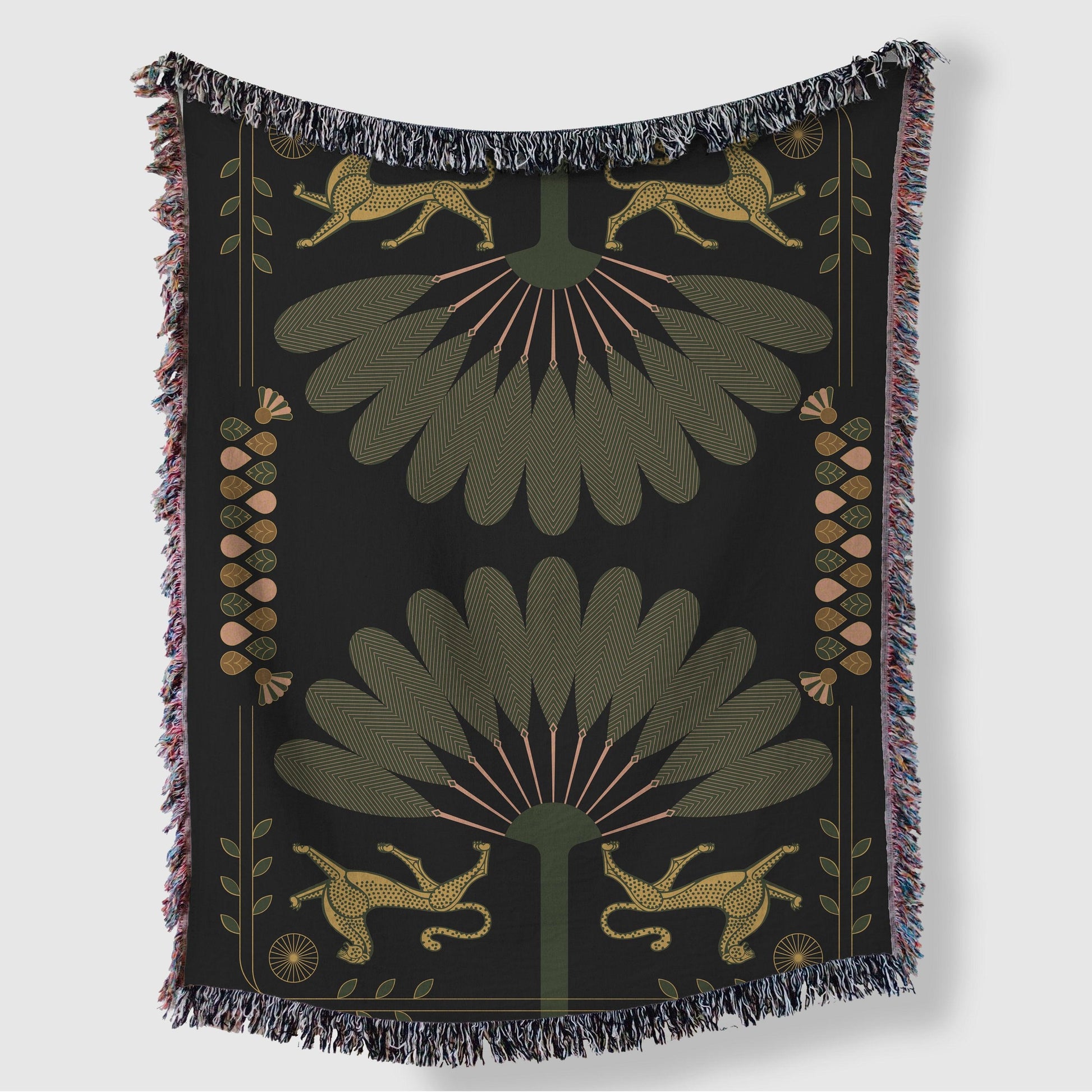 XL Art Deco Woven Blanket