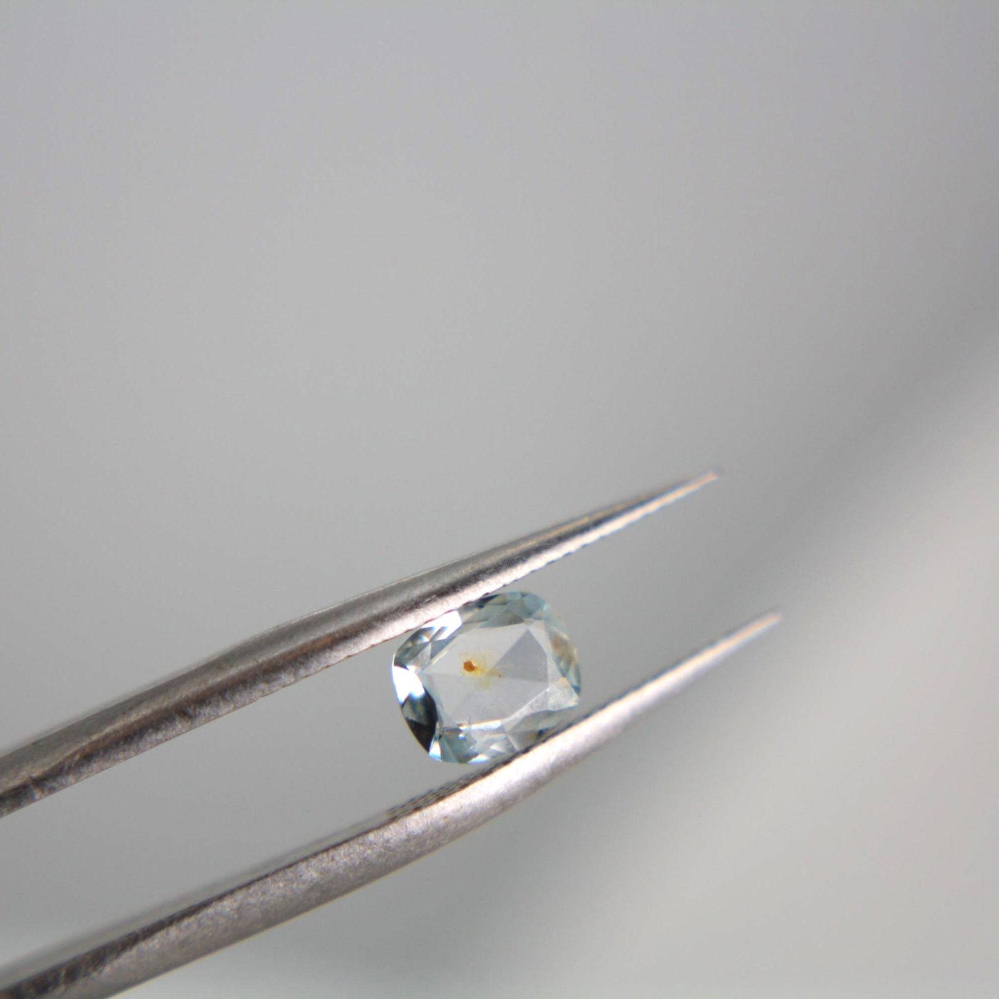 Unheated Montana Sapphire 0.50 ct Cushion Cut Loose Gemstone | Icy Blue Natural Sapphire