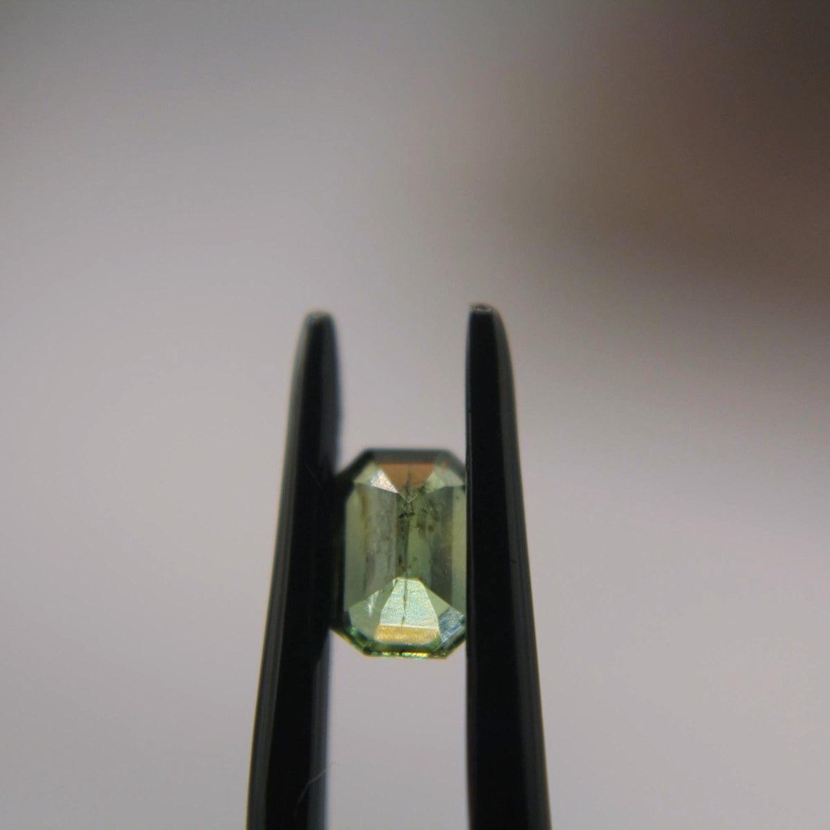 0.65 Ct Natural Montana Sapphire | Emerald Cut Green Teal Loose Gemstone | Hand Mined Montana Sapphire | American Mined September Birthstone