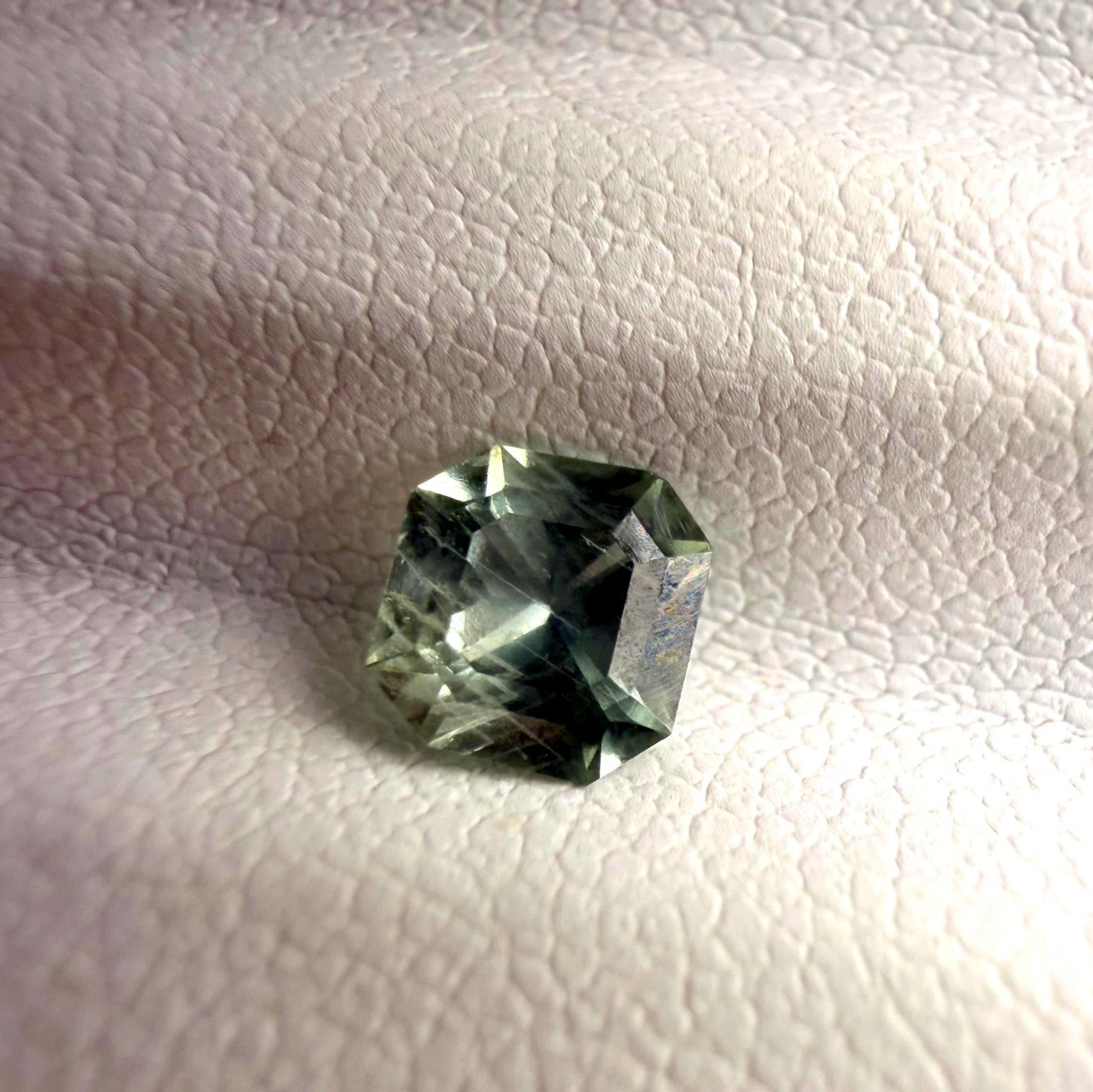 0.65 Ct Natural Montana Sapphire | Hand Mined Asscher Cut Blue Green Loose Gemstone | Montana Teal Sapphire | September Birthstone