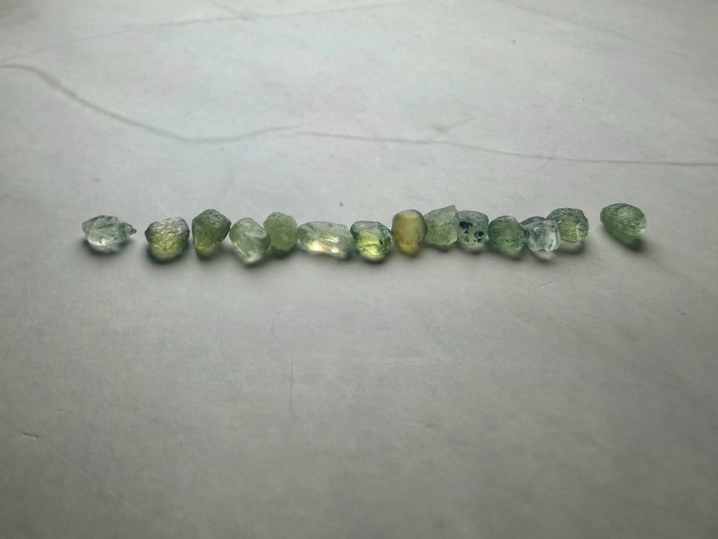 10 CTW Rough Unheated Montana Sapphires | Hand Mined Montana Sapphires 0.6ct+ | Faceting Rough | Green Blue Yellow Parcel