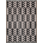 Monochrome Retro Grid Woven Throw Blanket