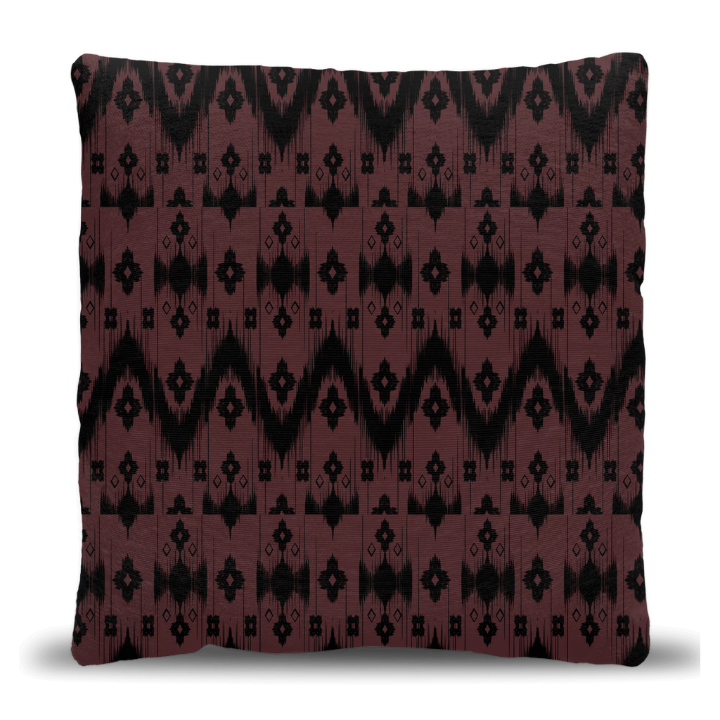 Modern Tribal Ikat Pillow