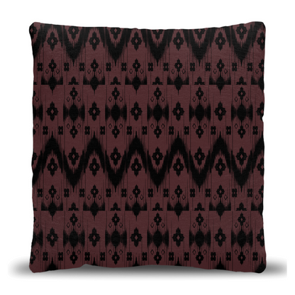 Modern Tribal Ikat Pillow