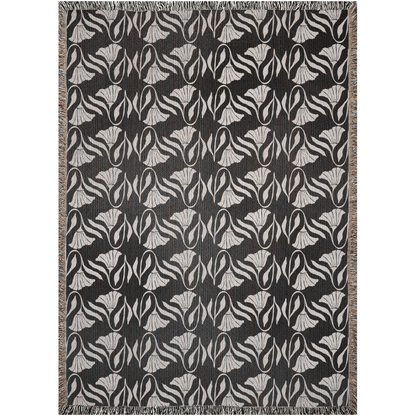 Botanical Bloom Woven Throw Blanket