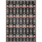 Modern Circles and Squares Geometric Cotton Blanket