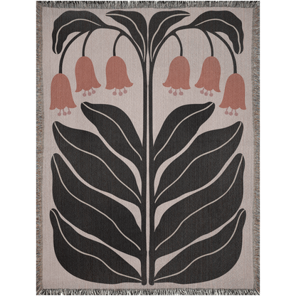 Blooming Bells Woven Throw Blanket