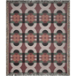 Retro Modern Geometric Woven Throw Blanket