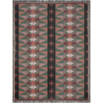 Southwestern Revival Woven Throw
