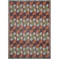 Abstract Geometric Cotton Throw Blanket