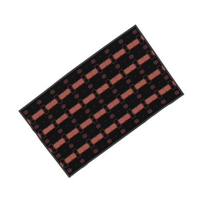 Black And Pink Geometric Psychedelic XL Towel