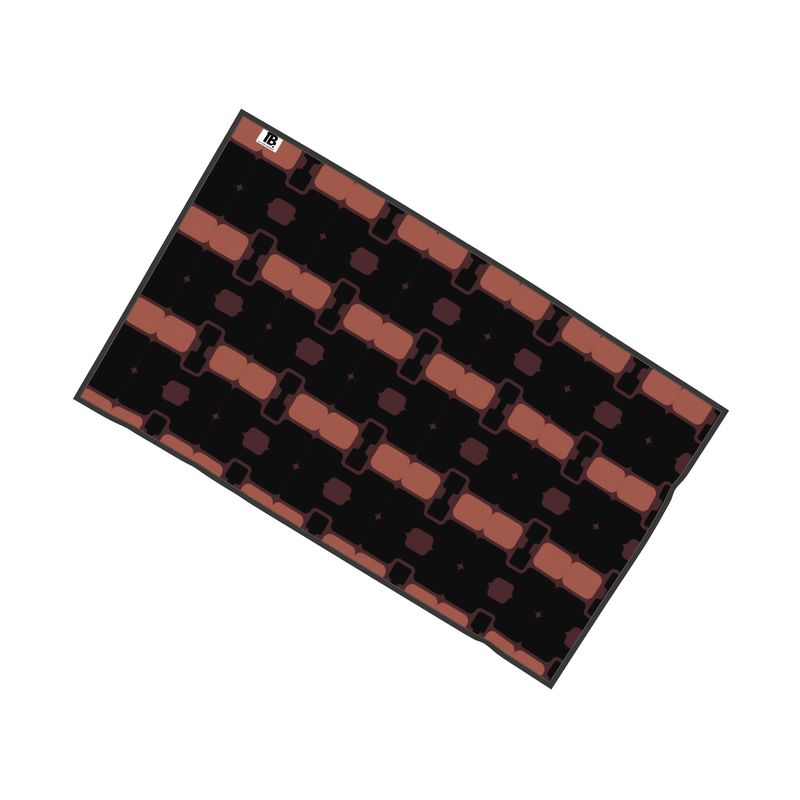 Black And Pink Geometric Psychedelic XL Towel