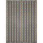 Vintage-Inspired Geometric Striped Woven Throw Blanket