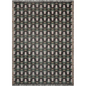 Green Mid-Century Geometric Woven Throw