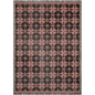 Fall Colors Abstract Flower Pattern Woven Cotton Throw Blankets - Taylor Bassam