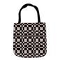 Optical Checkered Tote Bag