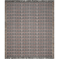 Vintage Terracotta and Black Geometric Woven Throw Blanket