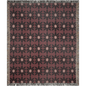 Retro Vintage Floral Woven Throw Blanket