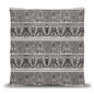 Monochrome Ornamental Woven Pillow