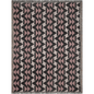 Modern Chevron Pattern Woven Throw Blanket
