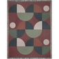 Geometric Balance Woven Throw Blanket