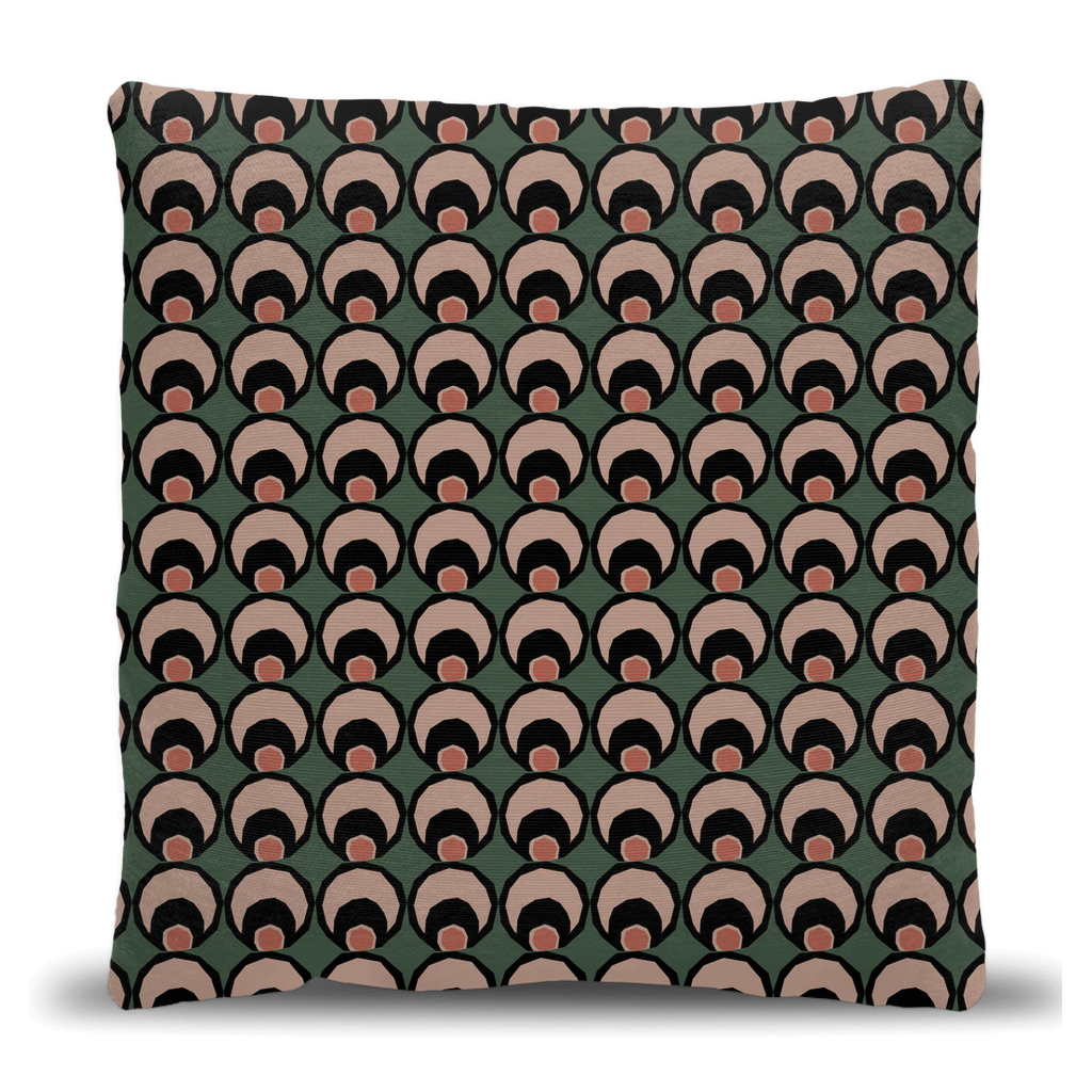 Art Deco Circles Pillow