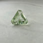 Unheated Montana Sapphire 0.45ct Trillion Cut Green Gemstone