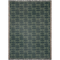 Green Modern Abstract Woven Throw Blanket
