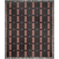 Psychedelic Black and Pink Geometric Cotton Throw Blanket