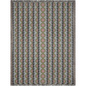 Vintage-Inspired Geometric Striped Woven Throw Blanket