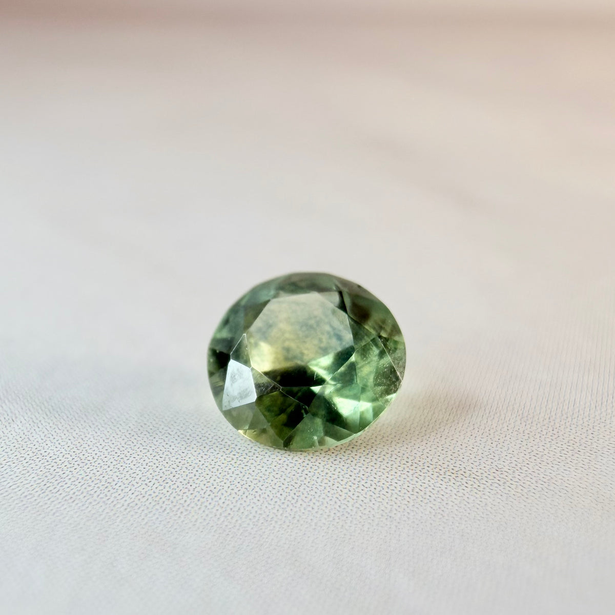 0.50 Ct Natural Montana Sapphire | Round Green Teal Loose Sapphire | Hand Mined Montana Gemstone | American Mined September Birthstone