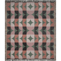 Geometric Elegance Woven Cotton Blanket