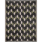 Modern Circles Geometric Woven Throw Blanket