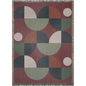 Geometric Balance Woven Throw Blanket