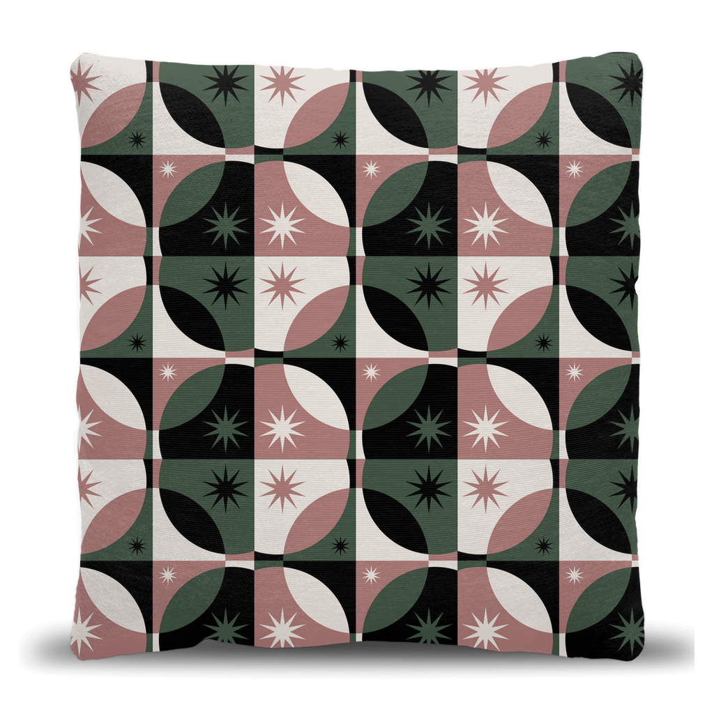 Stellar Bloom Throw Pillow