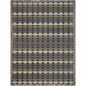 Modern Geometric Scallop Woven Throw Blanket