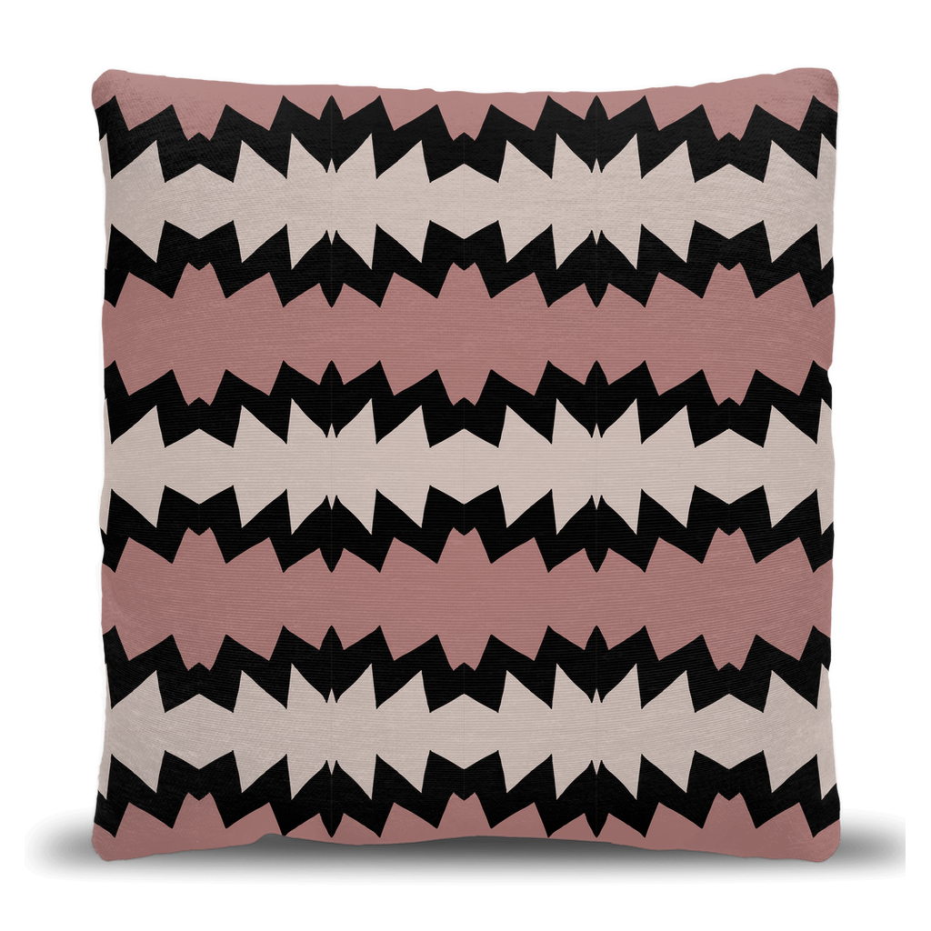 Retro Zigzag Decorative Throw Pillow