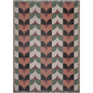 Modern Retro Scallop Woven Throw Blanket