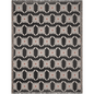 Modern Black and White Daisy Woven Cotton Throw Blankets - Taylor Bassam