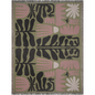 Botanical Harmony Woven Throw Blanket
