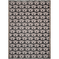 All-Seeing Eye Woven Cotton Blanket in Black and Beige