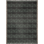 Green and Black Matisse Style Floral Woven Cotton Throw Blankets - Taylor Bassam
