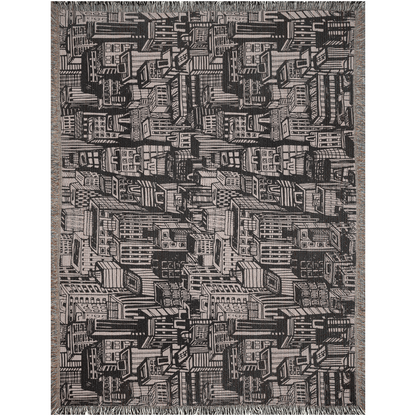 Urban Rhythm Woven Throw Blanket