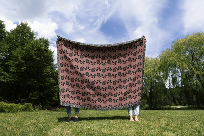 Wildflower Bliss Woven Throw Blanket