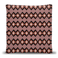 Geometric Diamond Pattern Throw Pillow