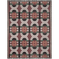 Retro Modern Geometric Woven Throw Blanket