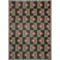 Retro Diamond Check Woven Throw Blanket