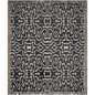 Monochrome Psychedelic Woven Cotton Throw Blanket
