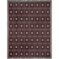 Retro Vintage Floral Woven Throw Blanket