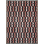 1960s Modern Geo Woven Throw Blanket